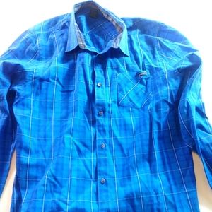 Oakley XL button down LS plaid shirt